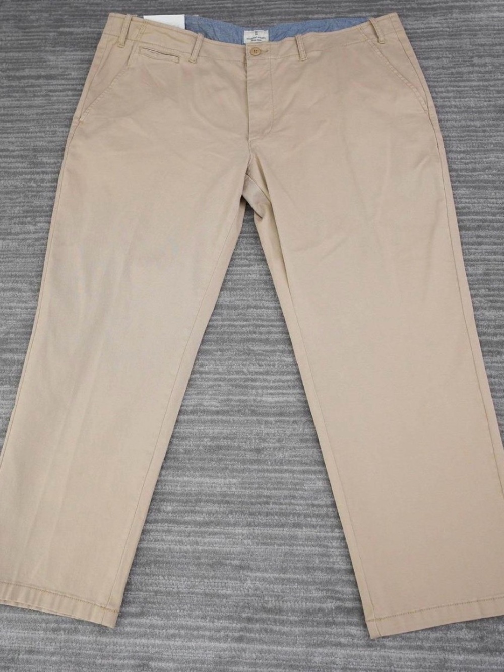 Men's Slim Tan Chino Pants